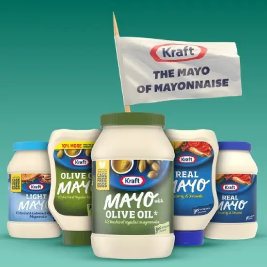 Kraft Reduced Fat Mayonnaise with Olive Oil - 30 fl oz image {6}