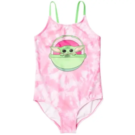 Star Wars The Child Girls One Piece Bathing Suit Toddler to Big Kid image {8}