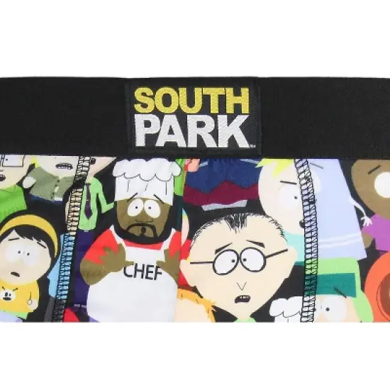 South Park Men's Allover Character Design Boxer Briefs Underwear image {2}