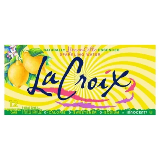 La Croix Limoncello Sparkling Water - Case of 2/12 pack, 12 oz image {3}