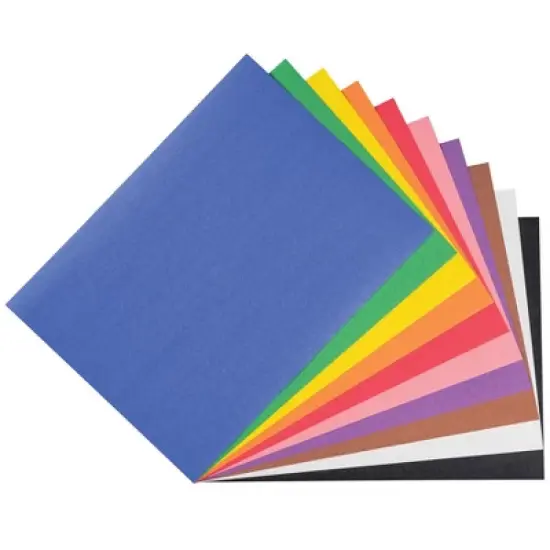 Prang&reg; Construction Paper, 10 Assorted Colors, 9" x 12", 300 Sheets Per Pack, 2 Packs image {3}