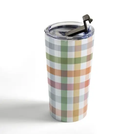 Ninola Design Countryside Gingham Picnic Travel Mug 20 oz Stainless Steel Travel Mug - Deny Designs image {3}