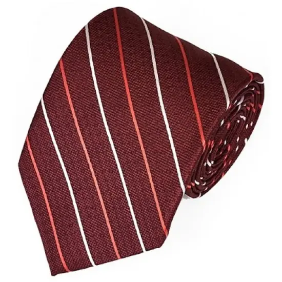 Men's Stripe 3.25 Inch Wide And 58 Inch Long Woven Neckties image {7}