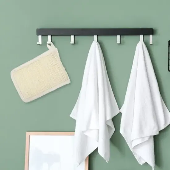 Unique Bargains Jute Bath Brush for Shower 5.51"x3.94" Beige 1 Pc image {4}