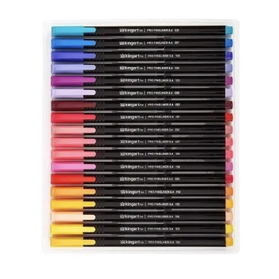 KINGART PRO Fine Line Pens 36 Colors image {3}