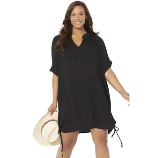 Swimsuits for All Women&rsquo;s Plus Size Abigail Cover Up Tunic image {1}