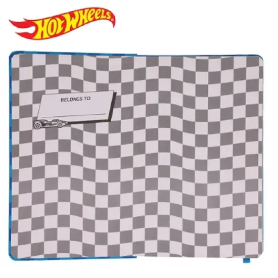 Inkology, LLC Hot Wheels 80-Page Vegan Leather Notebook | 5 x 8 Inches image {2}