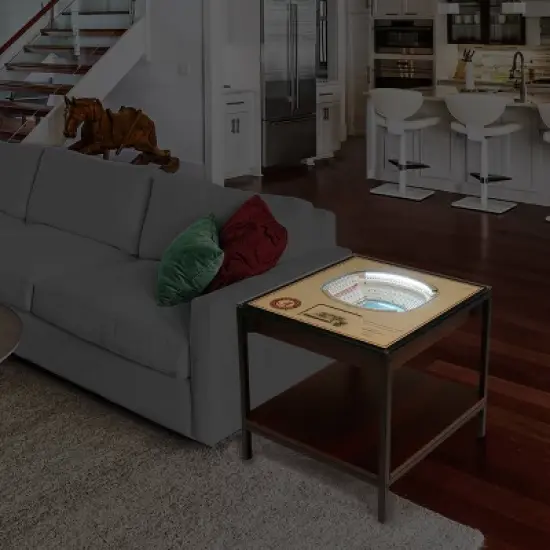NCAA Alabama Crimson Tide 25-Layer StadiumViews Lighted End Table image {1}