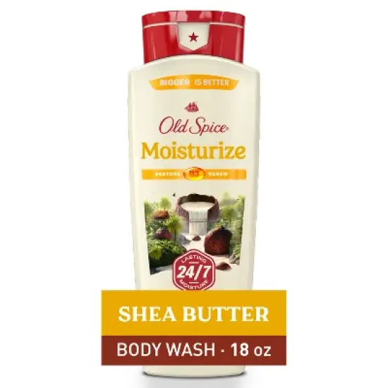 Old Spice Men's Body Wash - Moisturize with Shea Butter image {9}