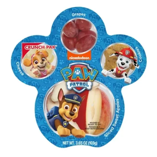PAW Patrol Apple Cheese Grape Cookies Crunch Pak - 3.65oz image {4}