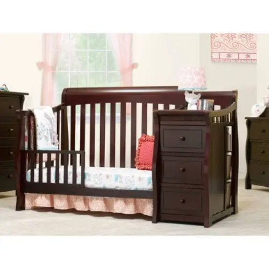 Sorelle Princeton Elite Crib & Changer Espresso image {2}