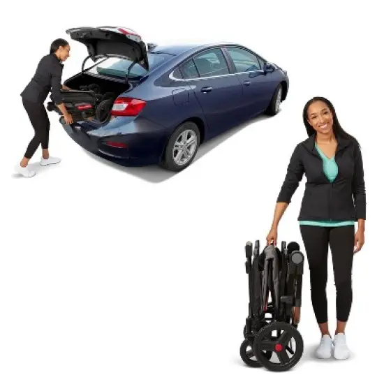 Radio Flyer Atlas Kid and Cargo Stroller Wagon - Gray image {11}