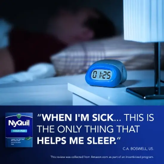 Vicks NyQuil Cold & Flu Medicine LiquiCaps - 24ct image {7}