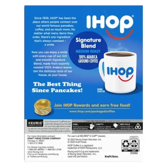 IHOP Signature Blend Medium Roast Coffee Pods - 22ct image {1}