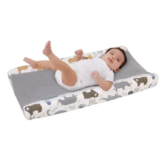 NoJo Zoo Animals Super Soft Changing Pad Cover image {1}