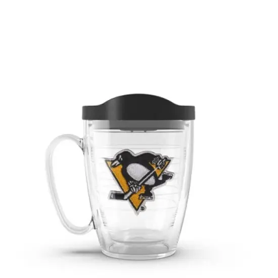 NHL Pittsburgh Penguins 16oz Primary Logo Classic Mug image {6}