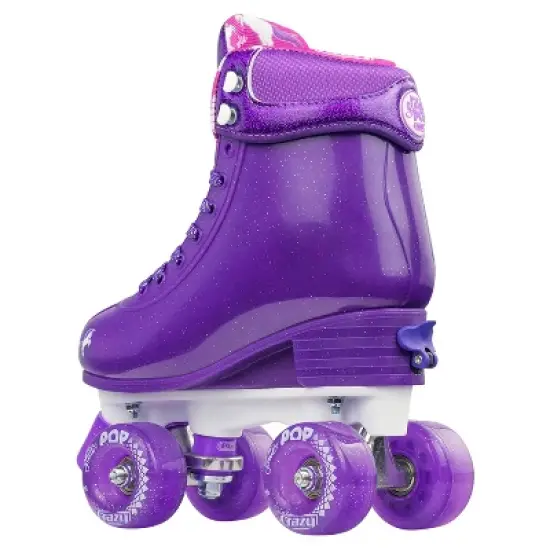 Crazy Skates Adjustable Roller Skates For Girls - Glitter Pop Collection - Size Adjustable To Fit Four Sizes image {1}