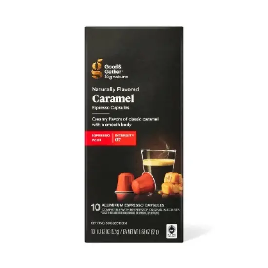 Naturally Flavored Caramel Espresso Capsules - 1.83oz - Good & Gather&trade; image {4}