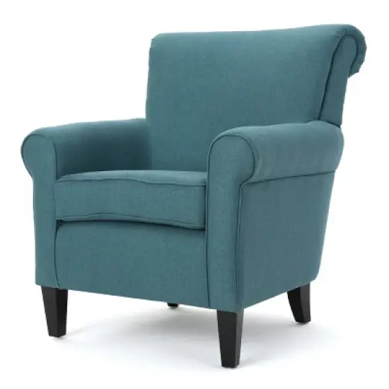 Roseville Upholstered Club Chair - Christopher Knight Home image {4}