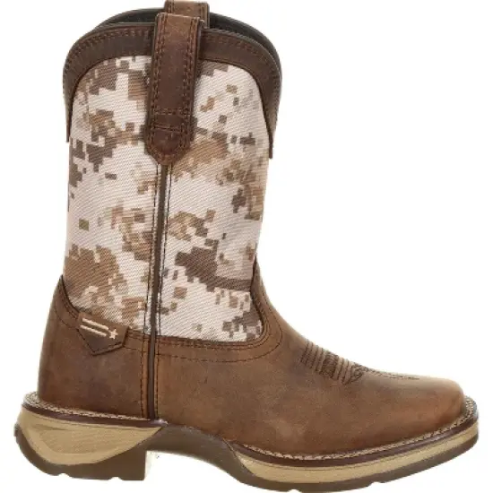 Lil' Rebel by Durango KidsWestern Boot, DBT0208C, Desert Camo image {6}