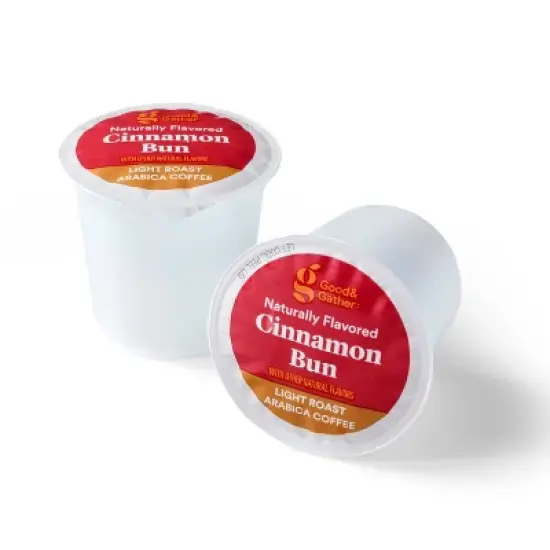 Naturally Flavored Cinnamon Bun With Other Natural Flavors Single Serve Light Roast Coffee - 16ct - Good & Gather&trade; image {1}
