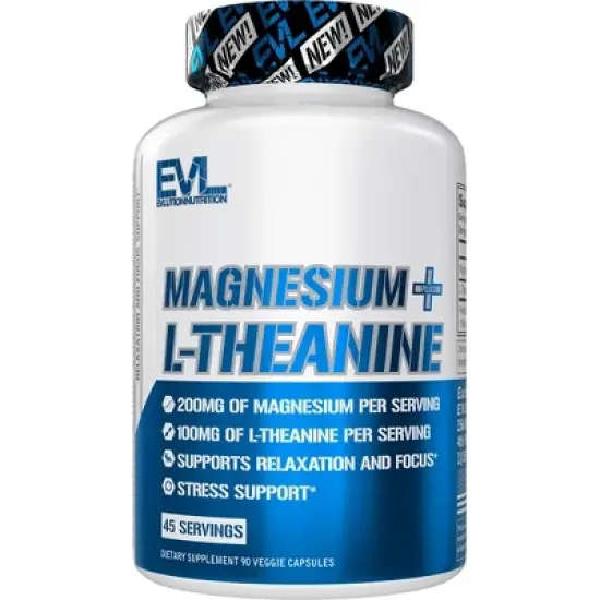 Evlution Nutrition Magnesium + L-Theanine - Relaxation Support - 30 Servings image {4}