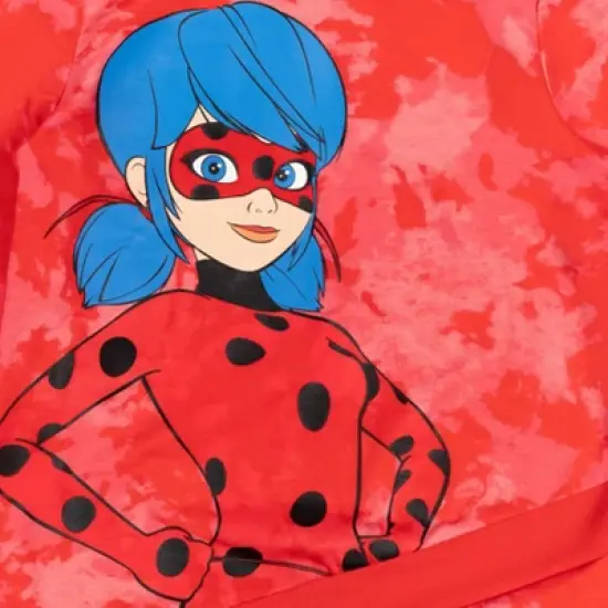 Miraculous Ladybug Cat Noir Girls Fleece Hoodie Little Kid to Big Kid image {4}