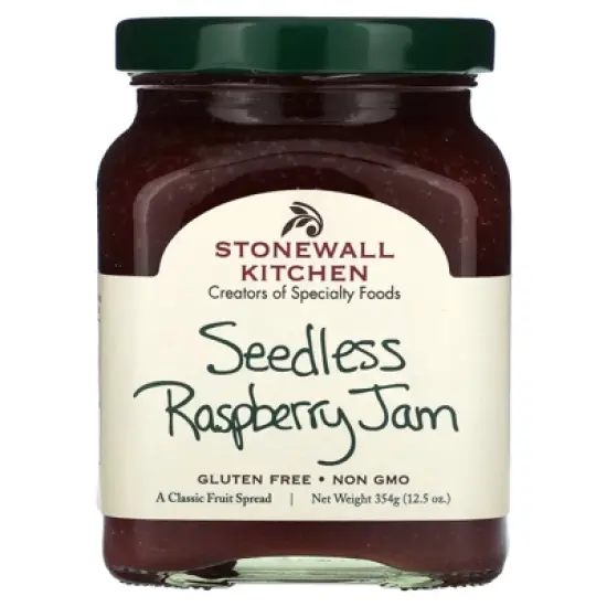 Stonewall Kitchen Seedless Raspberry Jam, 12.5 oz (354 g) image {4}