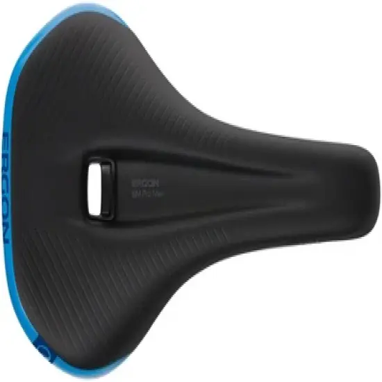 Ergon SM Pro Saddle - Midsummer Blue Rail Material: Titanium Men's Size: M/L image {1}