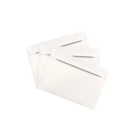 JAM Paper 6.5 x 9.5 Booklet Commercial Envelopes White 4241H image {2}