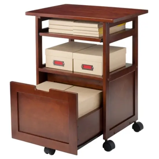 Piper Printer Stand Walnut - Winsome image {5}