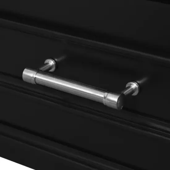 24" Bathroom Vanity with Ceramic Sink, Modern Freestanding Storage Cabinet with Silver Handles & Soft Closing Doors - ModernLuxe image {11}