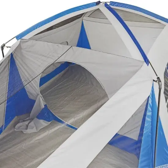 Wenzel Klondike 16 x 11 Foot 8 Person 3 Season Screen Room Camping Tent, Blue image {2}