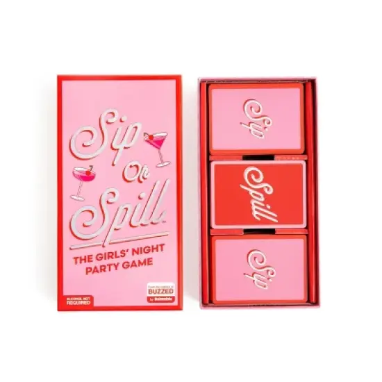 Sip or Spill by What Do You Meme? Card Game: Creative Thinking Party Game, 2-6 Players, Includes Cards & Instructions image {1}