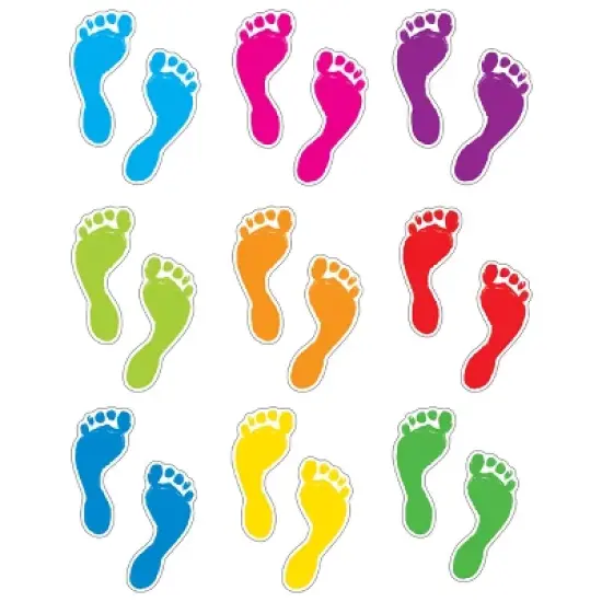 Carson Dellosa Education Footprints Cutouts (54 cut-outs) image {5}