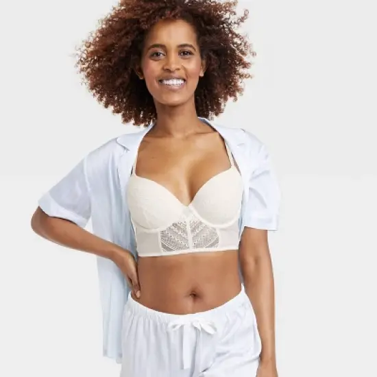 Women's Lightly Lined Demi Longline Bra - Auden&trade; image {2}