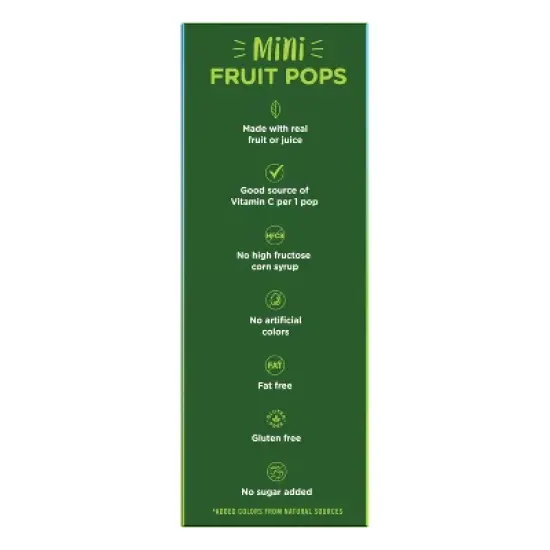 Outshine No Sugar Added Pineapple, Lemon, and Mango Frozen Fruit Mini Pops Variety Pack - 18 fl oz/12ct image {6}