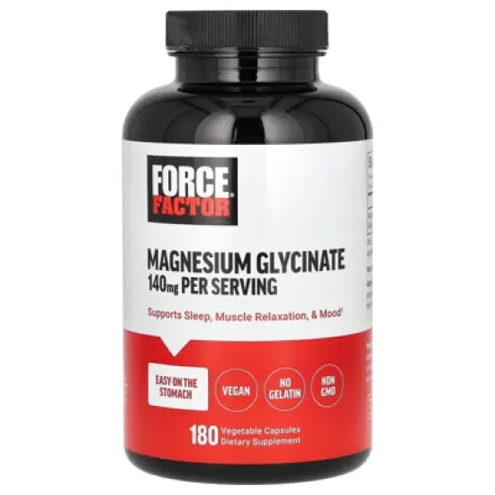 Force Factor Magnesium Glycinate, 180 Vegetable Capsules (70 mg per Capsule) image {3}