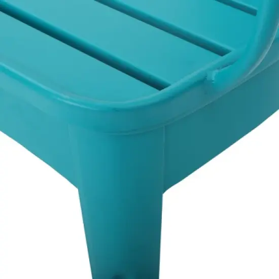 INFURNIC Patio Seating Sets Modern Outdoor Furniture Set Featuring Unique Design,Perfect for Gardens, Living Spaces, Blue, 20"*20.5"*30" image {2}