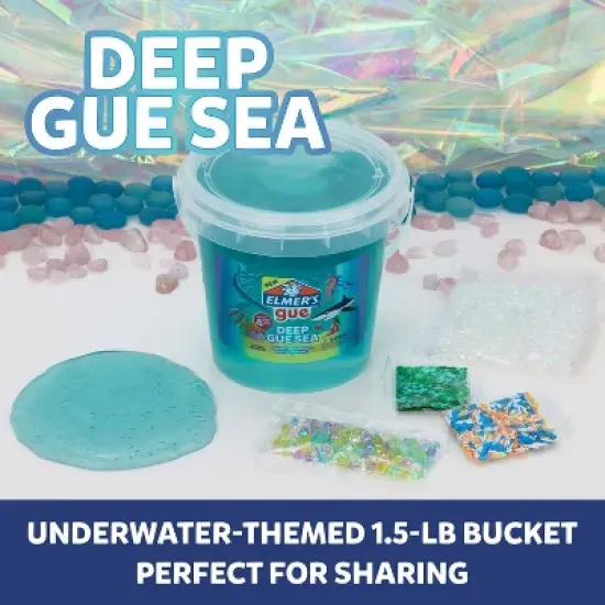 Elmer's Gue 1.5lb Deep Gue Sea Premade Slime Kit with Mix-Ins: Science Focus, Includes Storage Container & Instructions image {4}