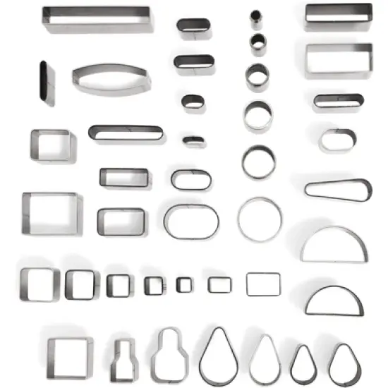 41 Shape Hollow Hole Punch Tool Kit DIY Leather Crafts Tool Set with Clear Case for Handmade and DIY Crafts image {3}