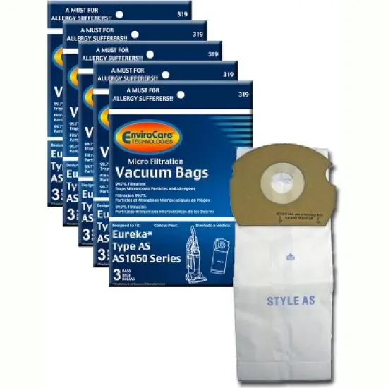 Eureka Type AS Micro Filtration Vacuum Cleaner Dust Bags 15 pack image {5}