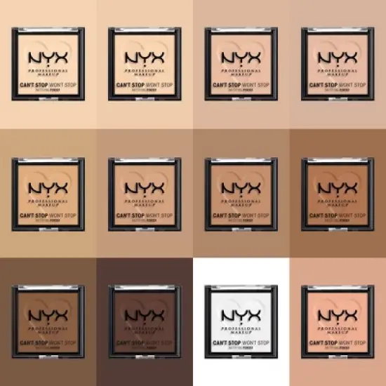NYX Professional Makeup Can't Stop Won't Stop Mattifying Pressed Powder - 0.21oz image {4}