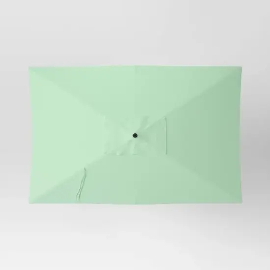 10'x6' Rectangular Market Patio Umbrella - Black Pole - Threshold&trade; image {3}