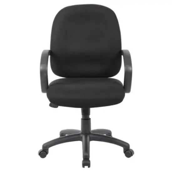 Ergonomic Executive Task Chair Black - Boss image {2}