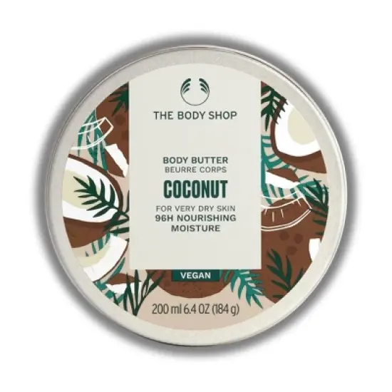 The Body Shop - Body Butter Coconut | Love and nourish very dry skin like never before | Coconut Body Butter - (6.4 oz) image {4}
