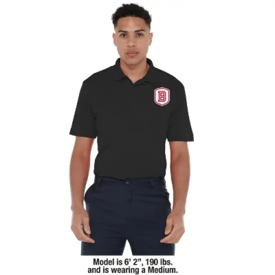 Men's Bradley University Adult Polo Left Chest Logo image {2}