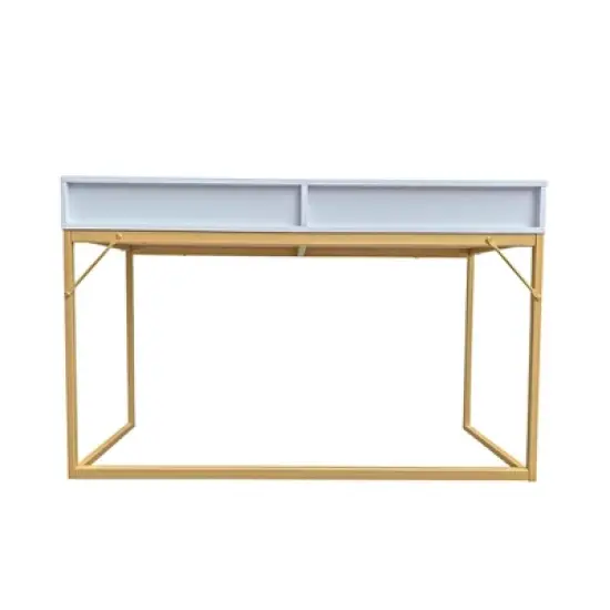 Alma Office Desk Light Blue - ACEssentials image {1}