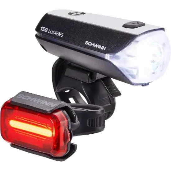 Schwinn 150 Lumen Light Set Bike Accessory Mount - Black image {8}