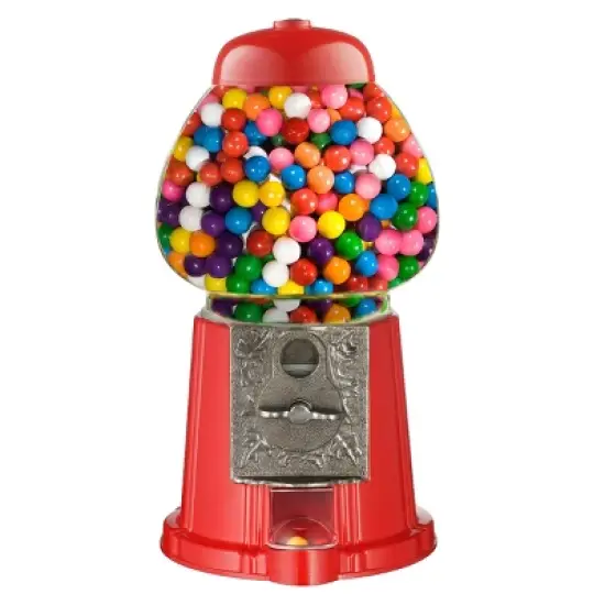 Great Northern Popcorn Gumball Machine with Glass Globe - Red image {1}
